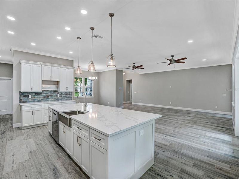Furnished interior view inside a new home in , Safety Harbor (Image 10).