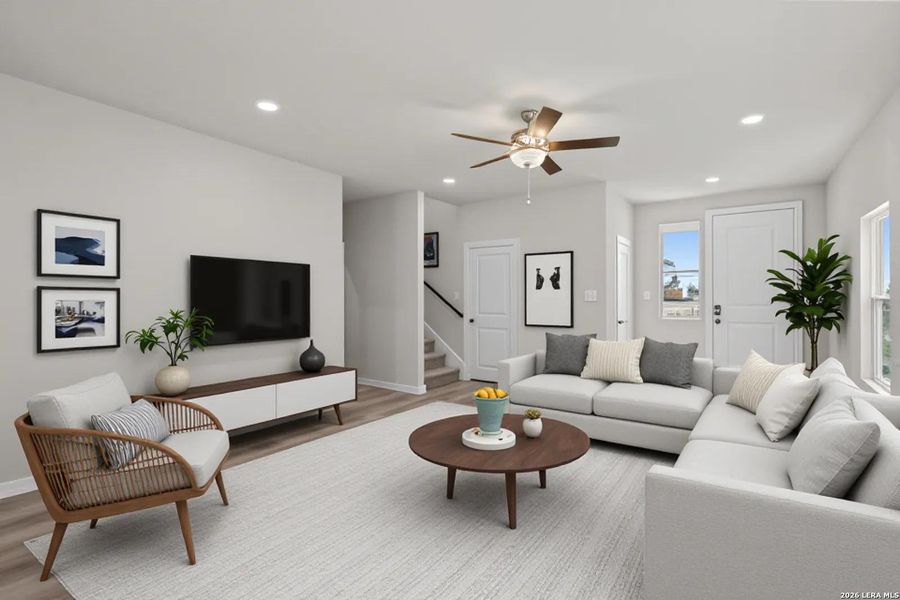 Furnished interior view inside a new home in Garden Grove, San Antonio (Image 13).