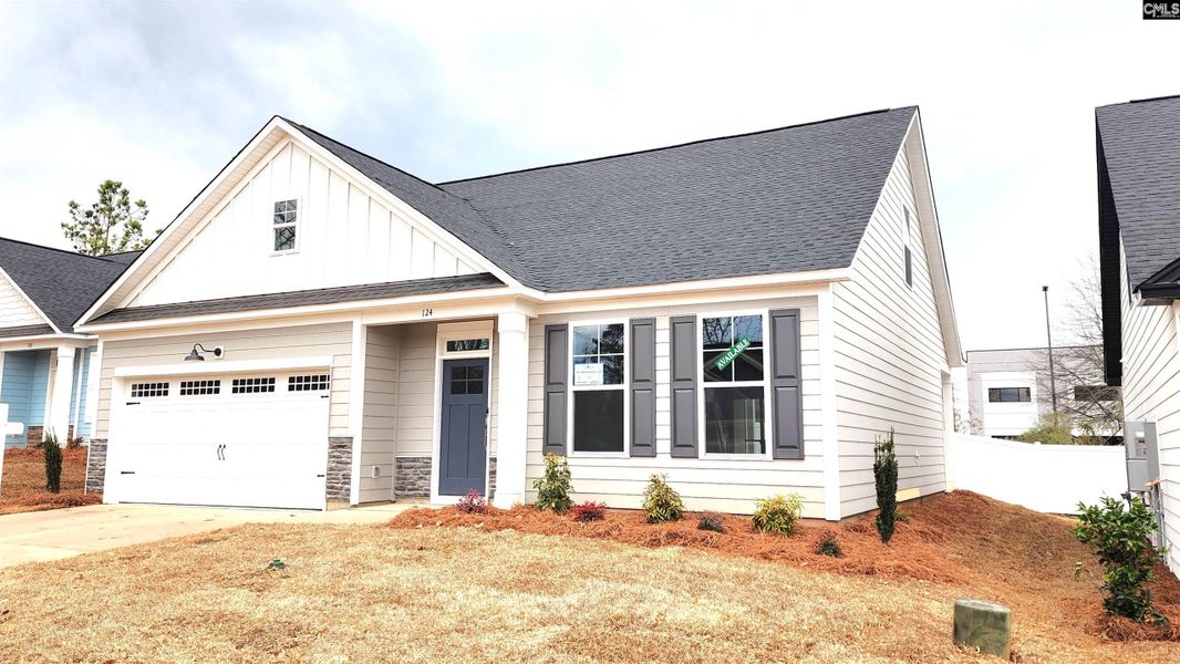 Exterior details and patio area of a home in Bickley Station, Irmo (Image 3).