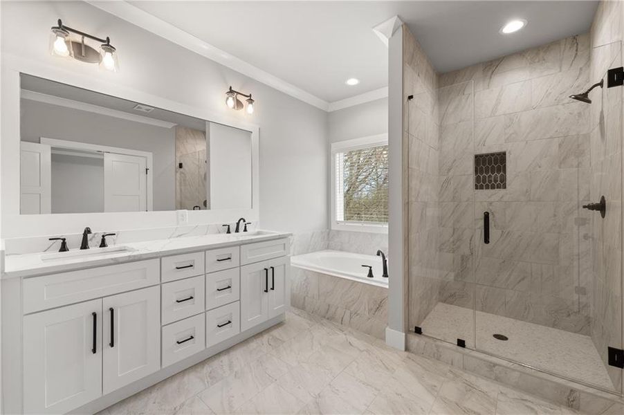Furnished interior view inside a new home in , Dawsonville (Image 17).