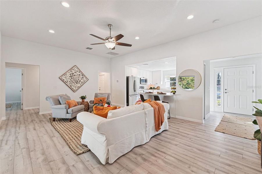 Furnished interior view inside a new home in , Orange City (Image 15).
