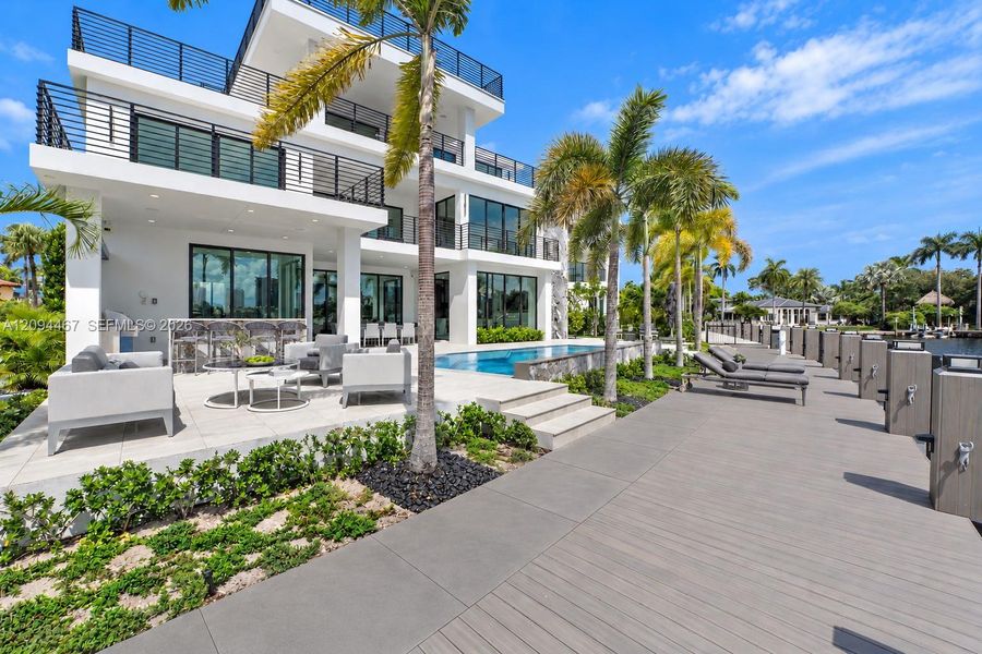 Exterior details and patio area of a home in , Pompano Beach (Image 22).