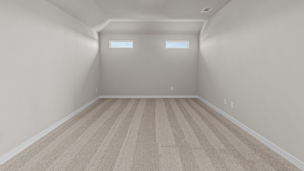 Representative unfurnished interior of a home built from the NAPLES by D.R. Horton in Homestead at Parks Bell Ranch, Odessa (Image 18).