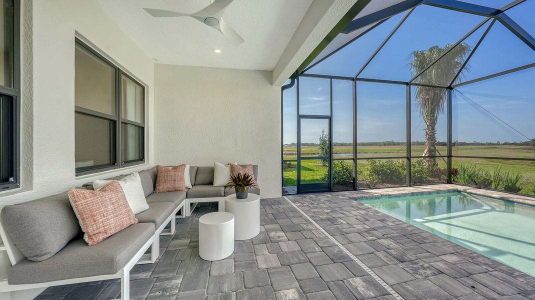 Representative furnished interior of a home built from the Harvest 3 by Neal Communities in Canoe Creek, Parrish (Image 10).