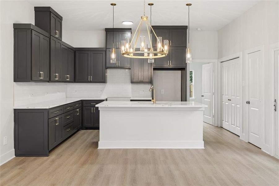 Furnished interior view inside a new home in , Fort Worth (Image 11).