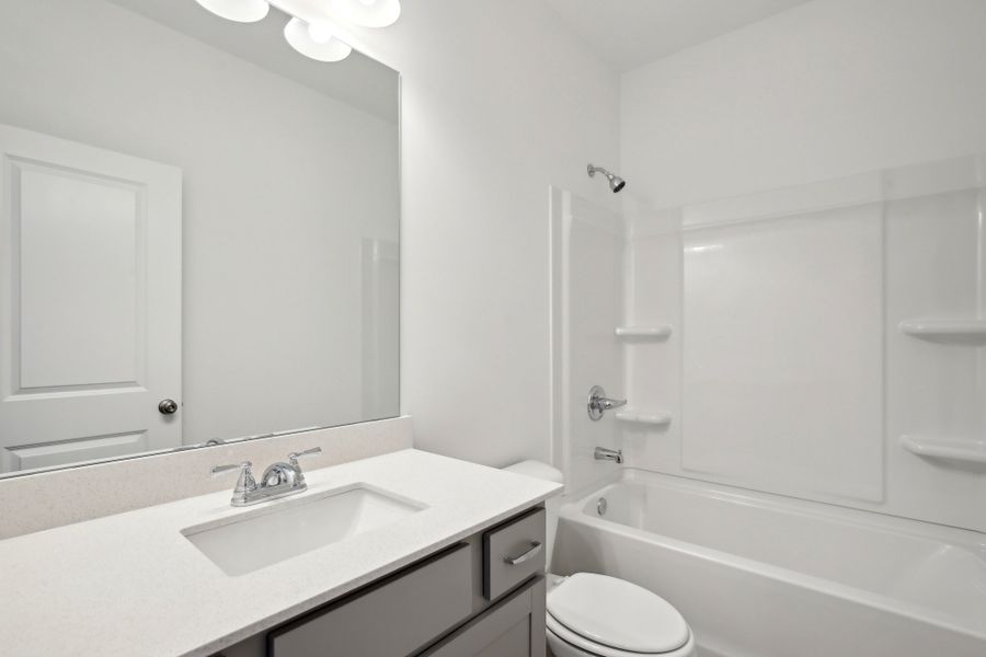 Furnished interior view inside a new home in Wilson Meadows, Clarksville (Image 12). Furnished interior view inside a new home in Wilson Meadows, Clarksville (Image 12).