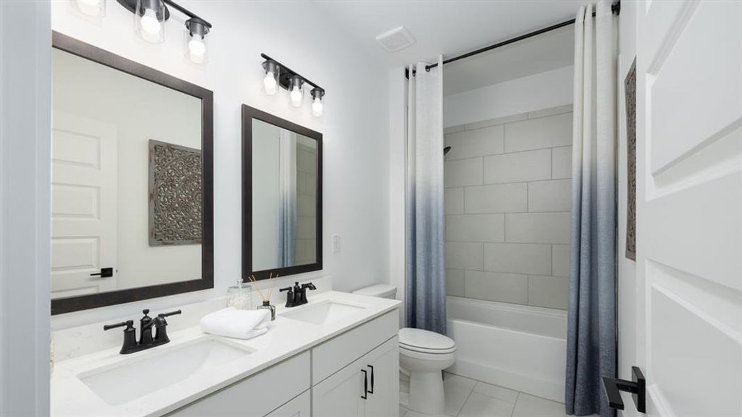 Furnished interior view inside a new home in The Village at Sandy Plains, Marietta (Image 17).