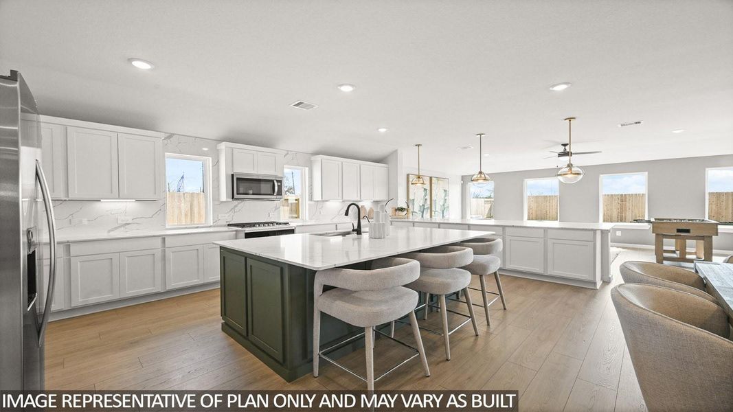 Furnished interior view inside a new home in Riverside Estates, Mont Belvieu (Image 17).