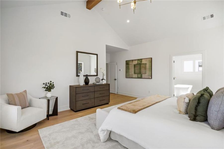 Furnished interior view inside a new home in , Chamblee (Image 28).