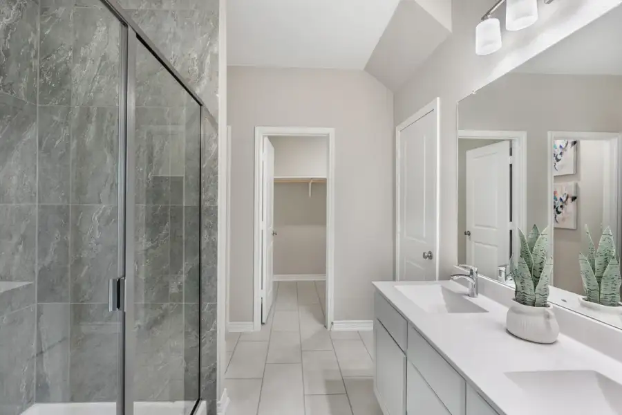 Representative furnished interior of a home built from the 2702 by KB Home in Espino Trails, San Antonio (Image 8).