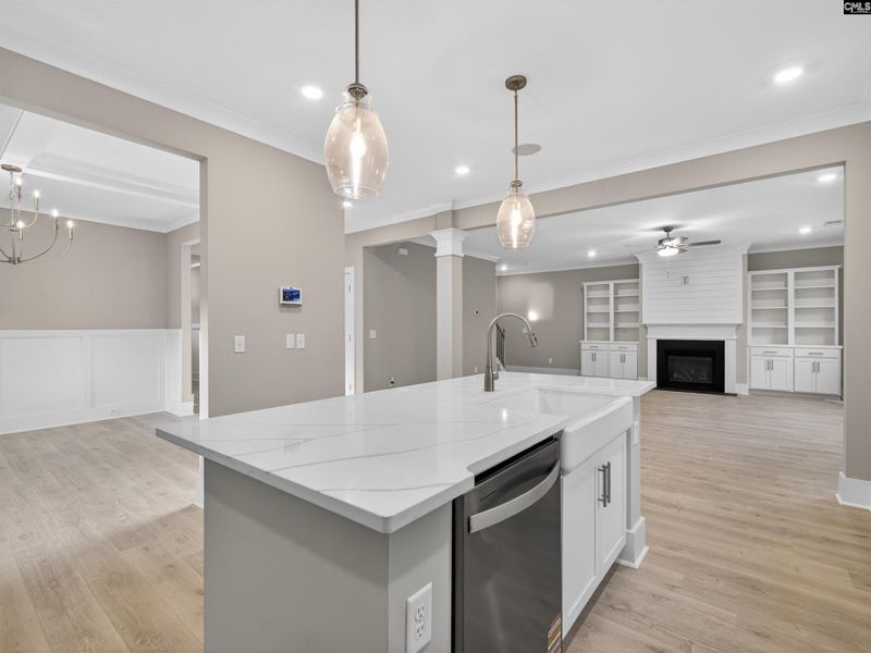 Furnished interior view inside a new home in Collins Cove, Chapin (Image 9).