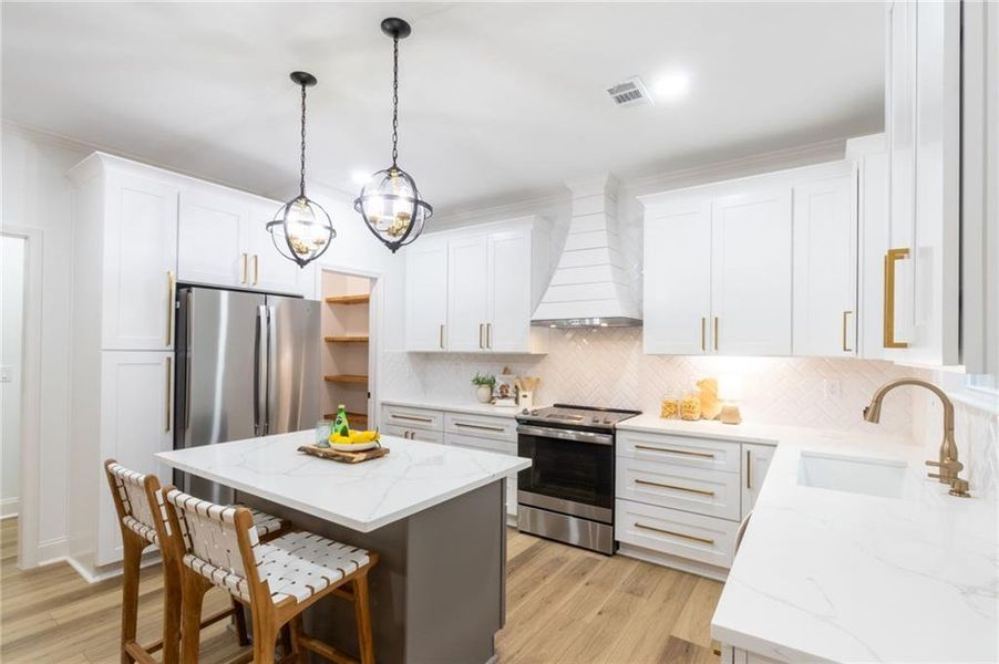 Furnished interior view inside a new home in , Snellville (Image 30).