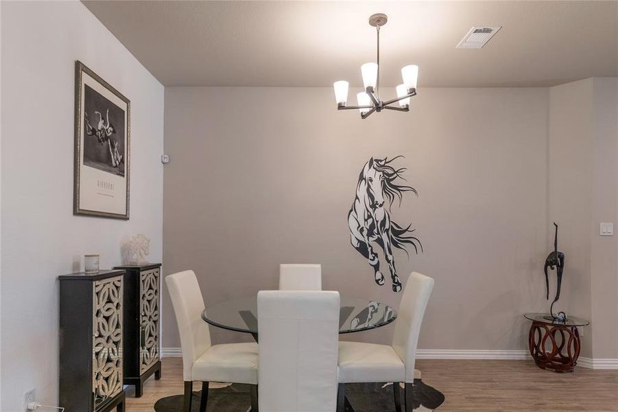 Furnished interior view inside a new home in Lakeview Heights, Azle (Image 16).
