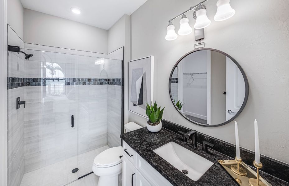 Furnished interior view inside a new home in The Strand at Cedar Grove, North Port (Image 12).