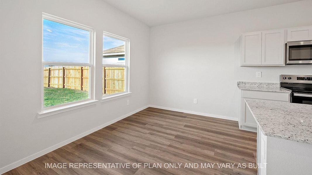 Spacious, unfurnished interior of a new home in Midtown Reserve, College Station (Image 6).