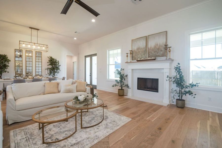 Representative furnished interior of a home built from the The Elizabeth by Reece Homes in Pebble Creek, College Station (Image 6). Representative furnished interior of a home built from the The Elizabeth by Reece Homes in Pebble Creek, College Station (Image 6).