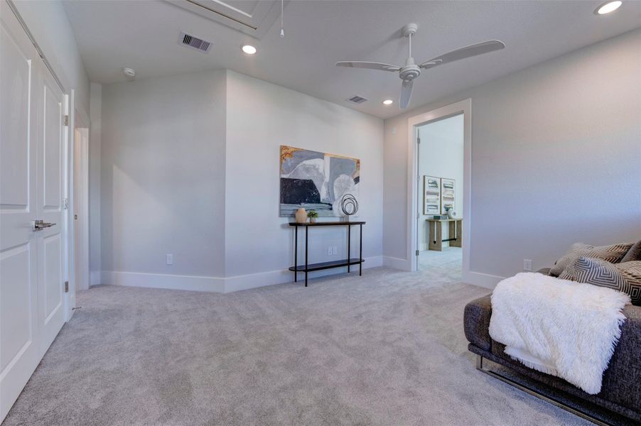 Furnished interior view inside a new home in , Houston (Image 36).