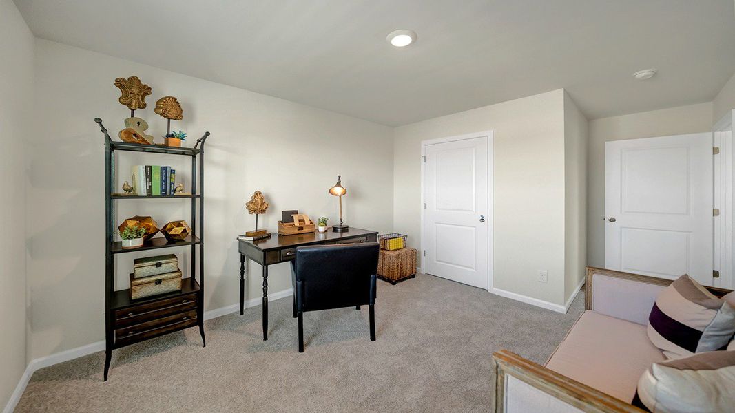 Furnished interior view inside a new home in Hunter's Branch, Hopkins (Image 24). Furnished interior view inside a new home in Hunter's Branch, Hopkins (Image 24).