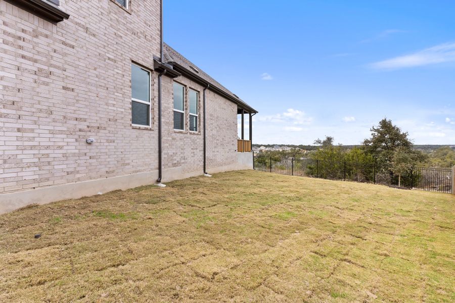 Representative exterior photo of a completed home built from the Waterville by Ashton Woods in Berry Creek Highlands, Georgetown, TX (Image 24). Representative exterior photo of a completed home built from the Waterville by Ashton Woods in Berry Creek Highlands, Georgetown, TX (Image 24).