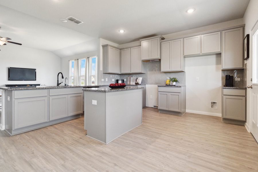 Virtually staged representation of the floor plan. Actual home features, colors, and details may vary.