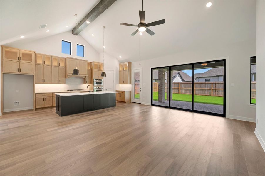Furnished interior view inside a new home in Harvest Green - Parkview Collection, Richmond (Image 10). Furnished interior view inside a new home in Harvest Green - Parkview Collection, Richmond (Image 10).