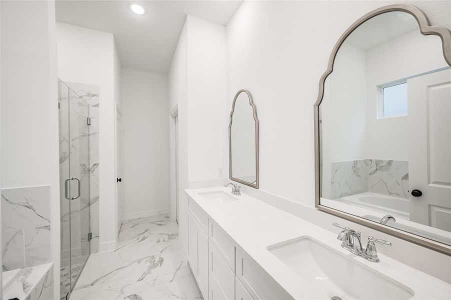 Furnished interior view inside a new home in , Missouri City (Image 18).