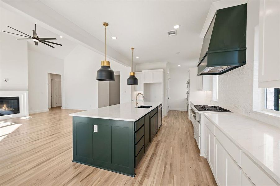 Furnished interior view inside a new home in Parks of Aledo, Aledo (Image 3).