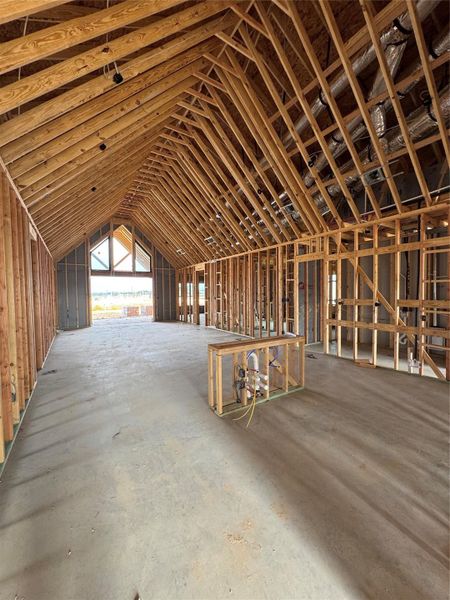 In-progress construction of a new home in Katy Court 60', Katy, TX (Image 16). In-progress construction of a new home in Katy Court 60', Katy, TX (Image 16).