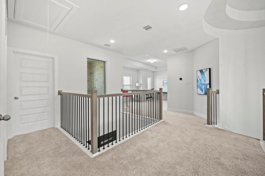Furnished interior view inside a new home in McCrary Meadows, Richmond (Image 24).