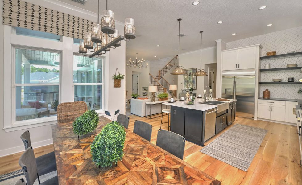 Furnished interior view inside a new home in Seven Pines, Jacksonville (Image 9).