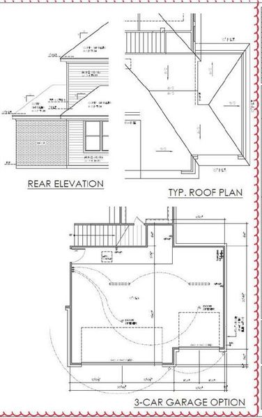 3-car garage blueprint