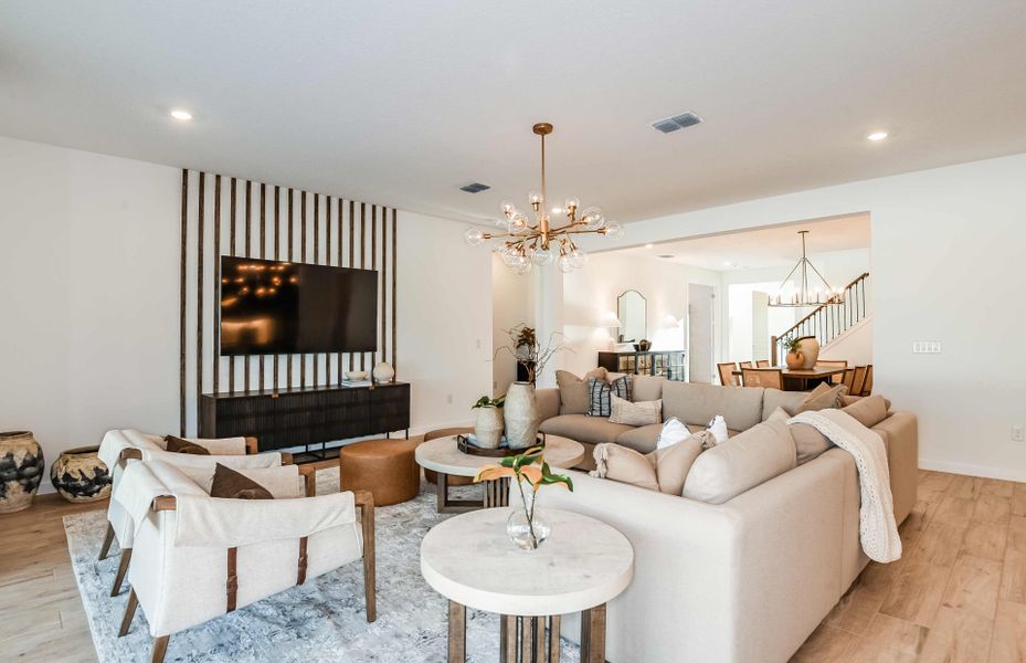 Representative furnished interior of a home built from the Merlot by Pulte Homes in Riverwood, Zephyrhills (Image 16). Representative furnished interior of a home built from the Merlot by Pulte Homes in Riverwood, Zephyrhills (Image 16).