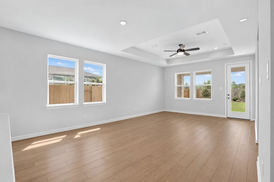 Spacious, unfurnished interior of a new home in Avalon at Cypress, Cypress (Image 16).
