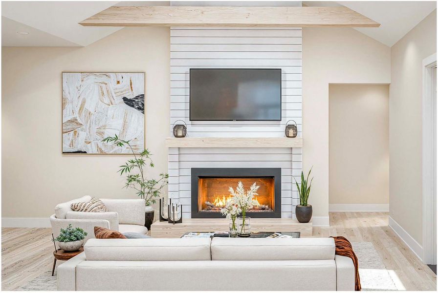 Furnished interior view inside a new home in , Santa Fe (Image 9). Furnished interior view inside a new home in , Santa Fe (Image 9).