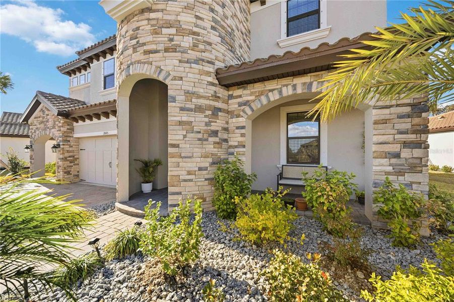 Exterior details and patio area of a home in , Parrish (Image 23). Exterior details and patio area of a home in , Parrish (Image 23).
