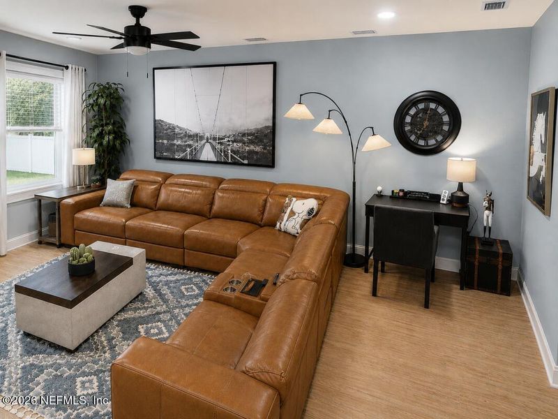 Furnished interior view inside a new home in Wells Creek, Jacksonville (Image 8).