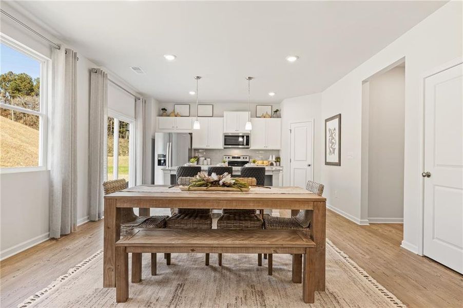 Furnished interior view inside a new home in Ashley Falls, Douglasville (Image 25). Furnished interior view inside a new home in Ashley Falls, Douglasville (Image 25).