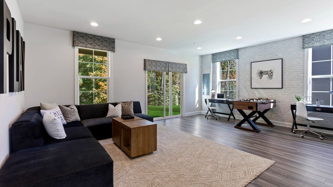 Representative furnished interior of a home built from the Harlow by DRB Homes in Bayberry, Raleigh (Image 10). Representative furnished interior of a home built from the Harlow by DRB Homes in Bayberry, Raleigh (Image 10).
