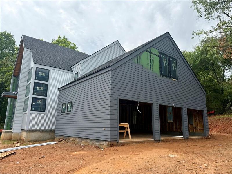 In-progress construction of a new home in Aster, Roswell, GA (Image 47).