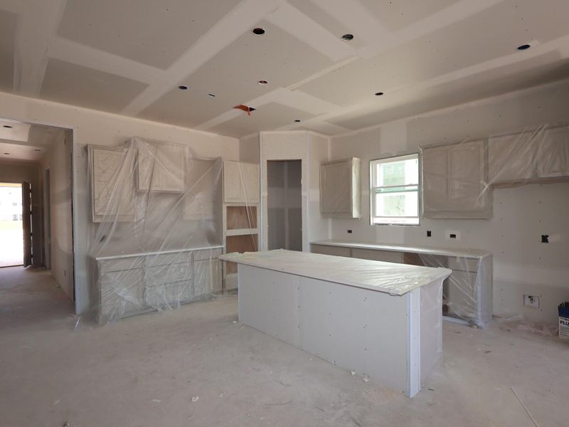 In-progress construction of a new home in Heritage, Dripping Springs, TX (Image 7).