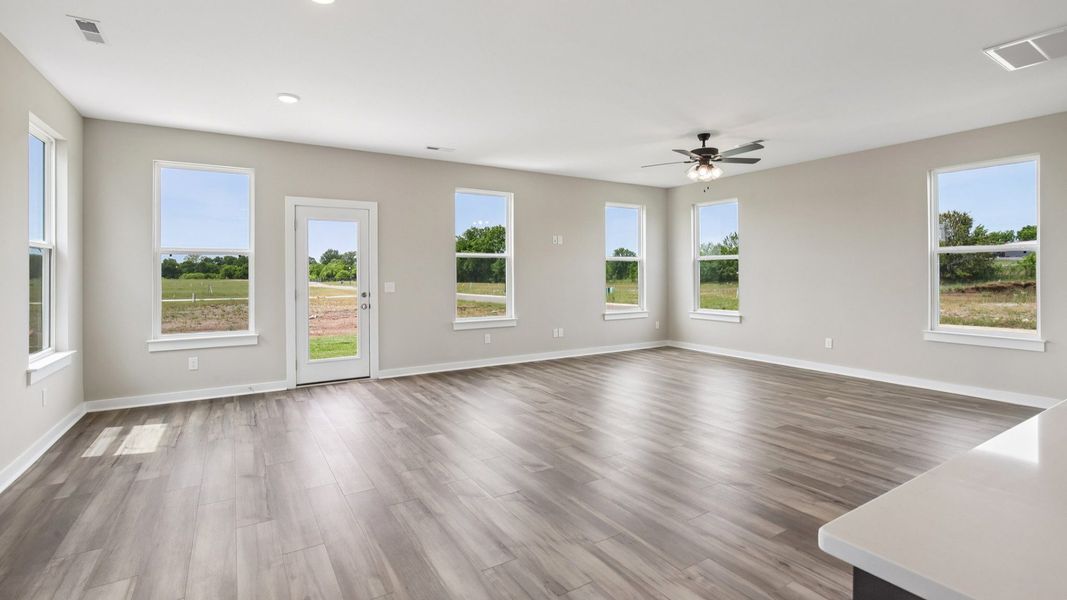 First Floor with hard surface flooring and bright natural light through windows First Floor with hard surface flooring and bright natural light through windows