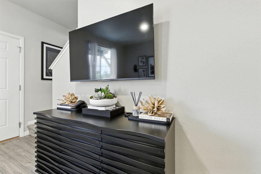 Representative furnished interior of a home built from the Denali by Landsea Homes in Pintail Commons at Johnstown Village, Johnstown (Image 13).