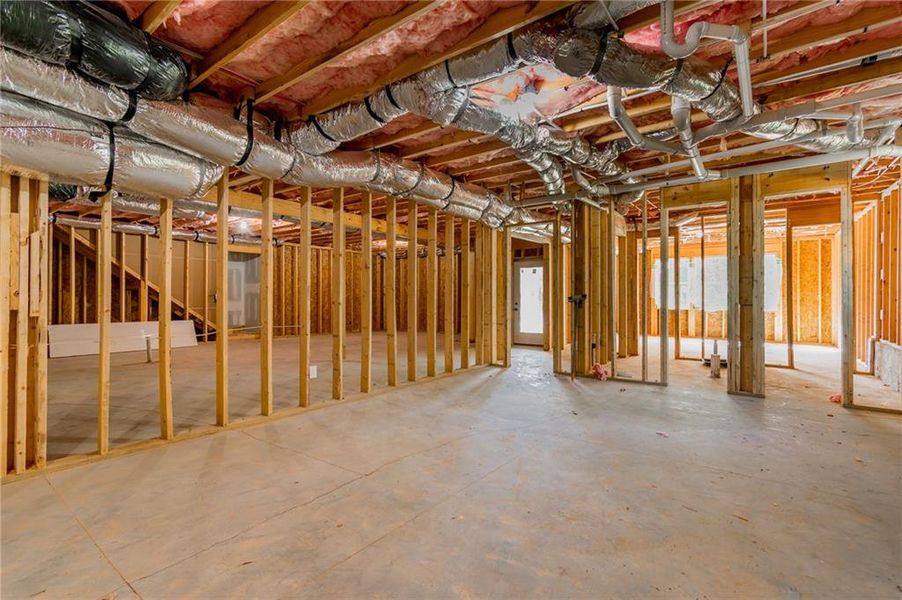 In-progress construction of a new home in , Gainesville, GA (Image 38).