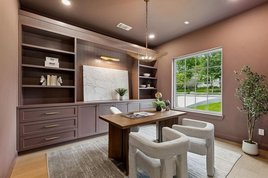 Furnished interior view inside a new home in , Dallas (Image 8).