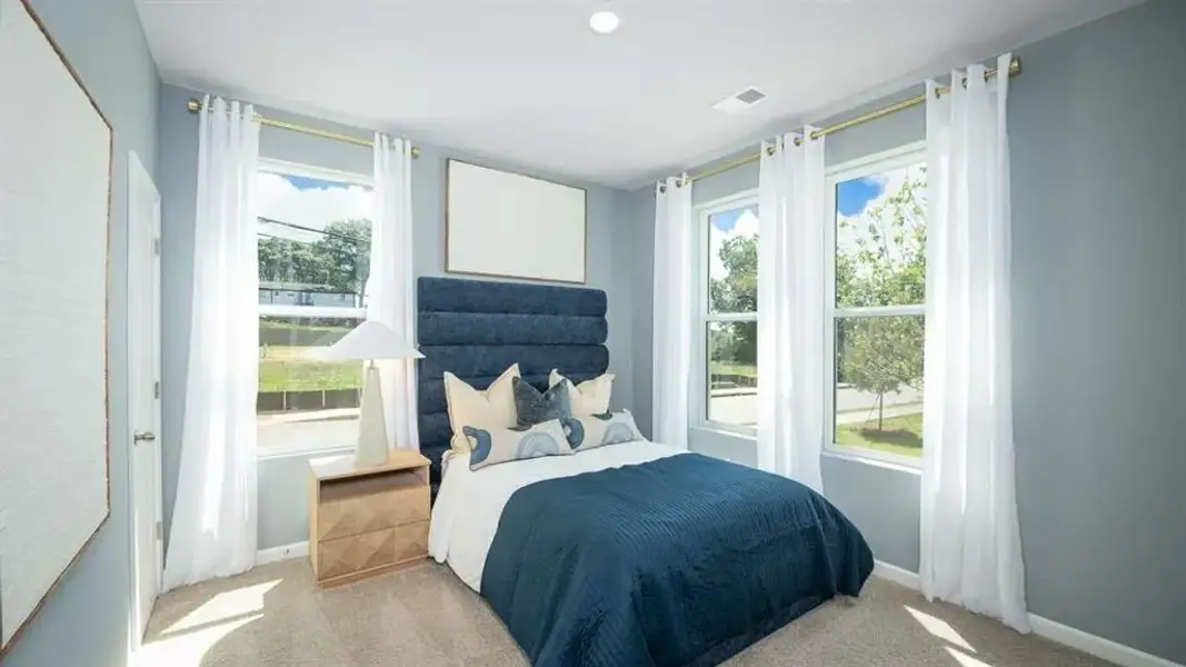 Furnished interior view inside a new home in Townes at Asbury, Hapeville (Image 9). Furnished interior view inside a new home in Townes at Asbury, Hapeville (Image 9).