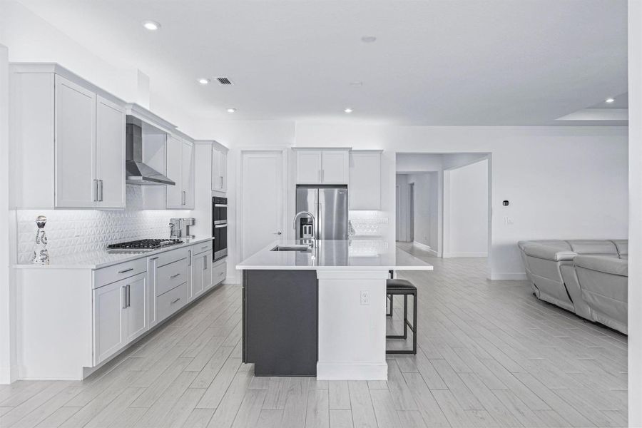 Furnished interior view inside a new home in , Port St. Lucie (Image 6).