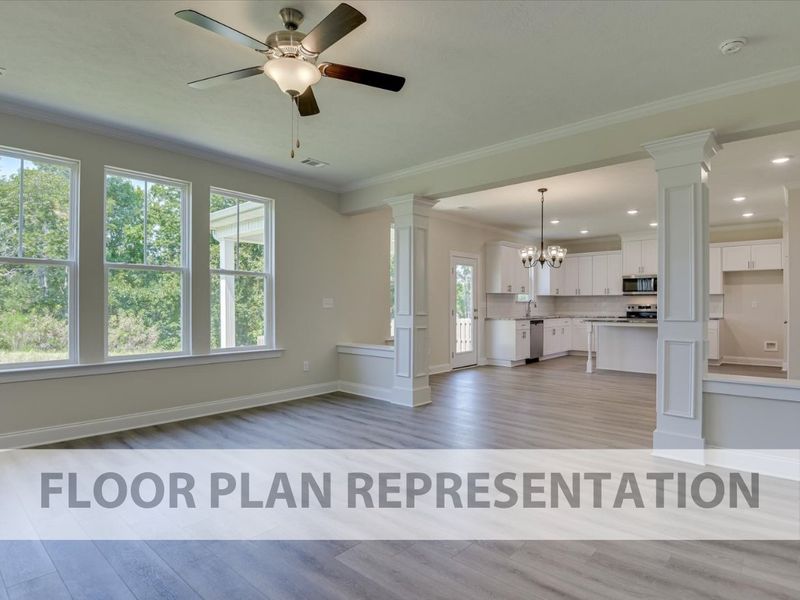 Living Area Representation Photo | Parkwood Plan