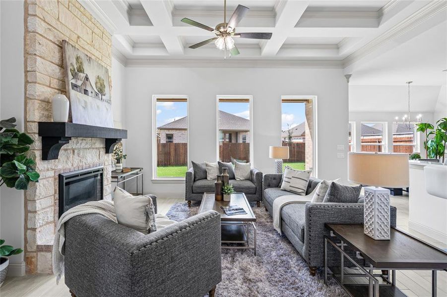 Furnished interior view inside a new home in , Springtown (Image 33).