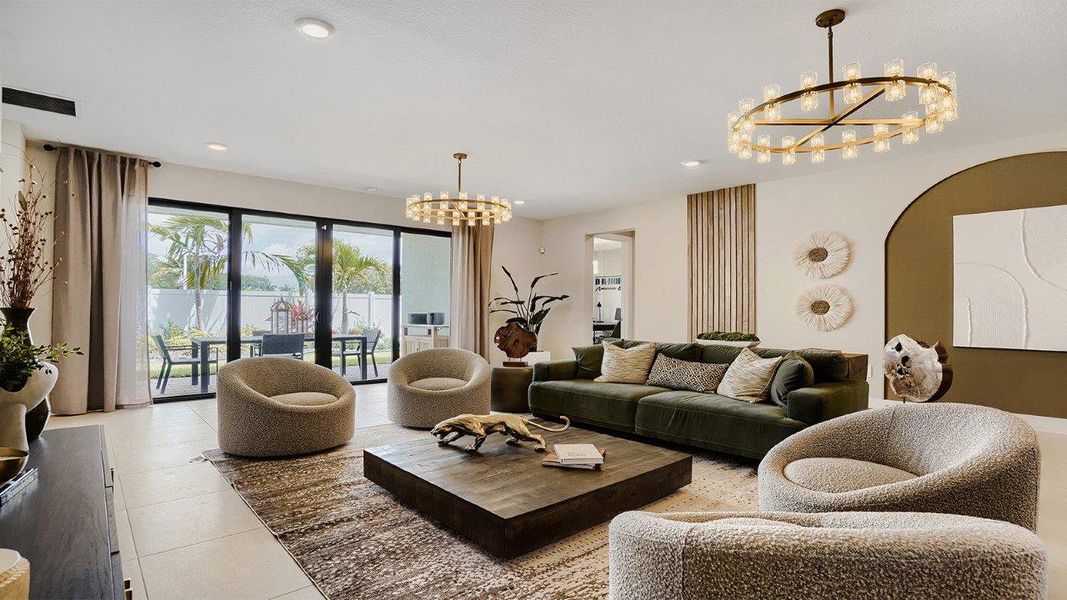 Representative furnished interior of a home built from the Destin by D.R. Horton in Capistrano, Cutler Bay (Image 12). Representative furnished interior of a home built from the Destin by D.R. Horton in Capistrano, Cutler Bay (Image 12).