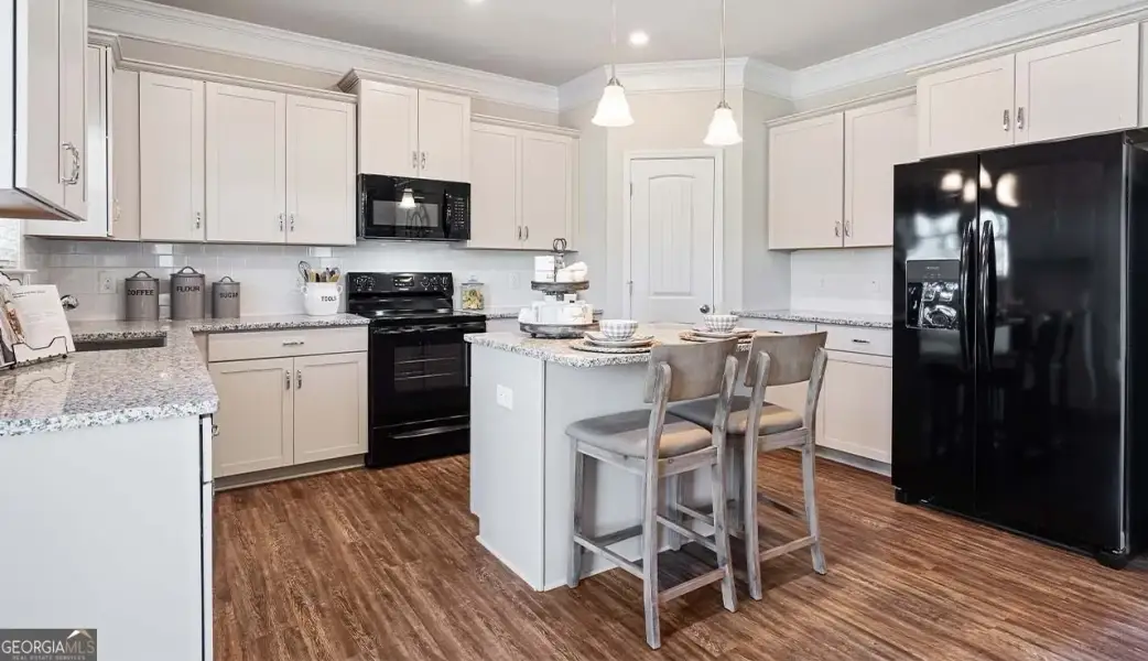 Furnished interior view inside a new home in Bryson Farms, Byron (Image 34).